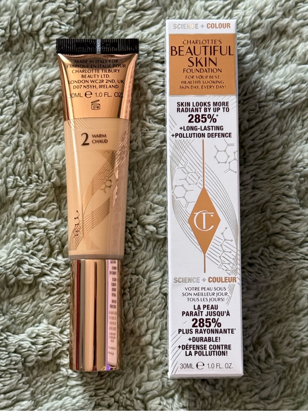 Charlotte Tilbury Beautiful Skin Foundation - Warm 2